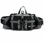 Hiking Waist Pack Dual Bottle Holders Water-Resistant