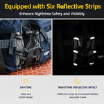 Hiking Waist Pack Dual Bottle Holders Water-Resistant