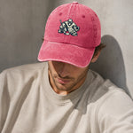 Hockey Cap Goalie Print Curved Brim Adjustable Strap