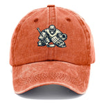 Hockey Cap Goalie Print Curved Brim Adjustable Strap