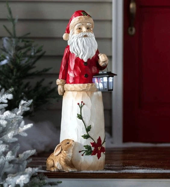 Holiday Decoration LED Lantern All-Weather Resin figure