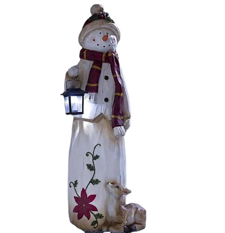 Holiday Decoration LED Lantern All-Weather Resin figure