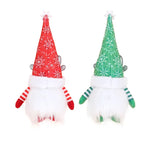 Holiday Gnome Figurine Snowflake Hat & Antlers Lightweight Durable