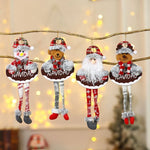Holiday Shelf Decor Fabric & Felt Hanging Loop