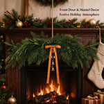 Holiday Wreath Lifelike Greenery & Metal Bells