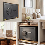 Home Safe Tamper-Proof Steel Digital Keypad & Emergency Keys