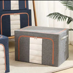 Home Storage Organizer 26.4-Gallon Capacity Gray