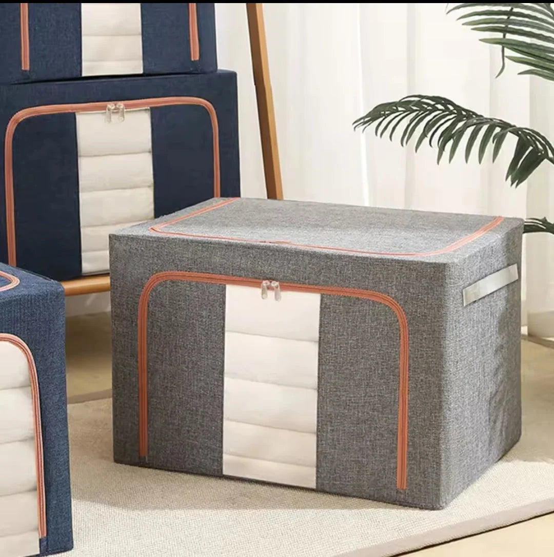 Home Storage Organizer 26.4-Gallon Capacity Gray
