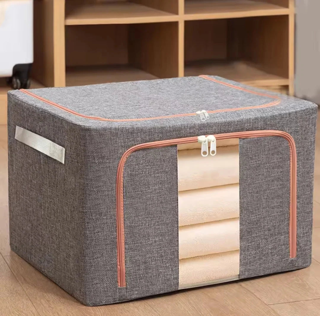 Home Storage Organizer 26.4-Gallon Capacity Gray