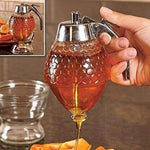 Honey Dispenser Drip-Free Trigger Release Honeycomb Design