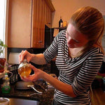Honey Dispenser Drip-Free Trigger Release Honeycomb Design
