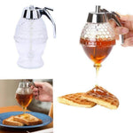 Honey Dispenser Drip-Free Trigger Release Honeycomb Design
