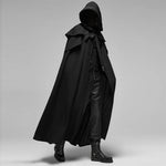 Hooded Cloak Velvet-Feel Cotton Blend Oversized Hood