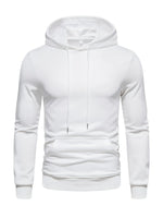 Hoodie Adjustable Drawstring Hood Slight-Stretch Polyester Knit Regular Fit