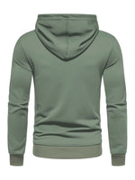 Hoodie Adjustable Drawstring Hood Slight-Stretch Polyester Knit Regular Fit