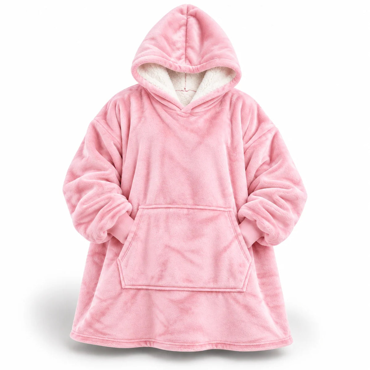 Hoodie Blanket Oversized Sherpa Fleece Hood & Pocket