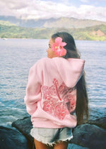 Hoodie Oversized Fit Tropical Print Cozy Streetwear