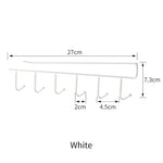 Hook Rack Under-Cabinet Kitchen Organizer