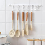 Hook Rail Adjustable Sliding Hooks No-Drill Mounting