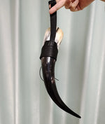 Horn Mug Handmade Real Horn 13 Oz Capacity