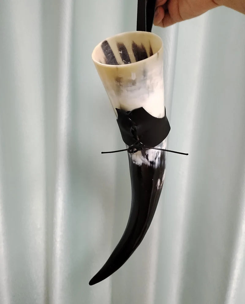 Horn Mug Handmade Real Horn 13 Oz Capacity