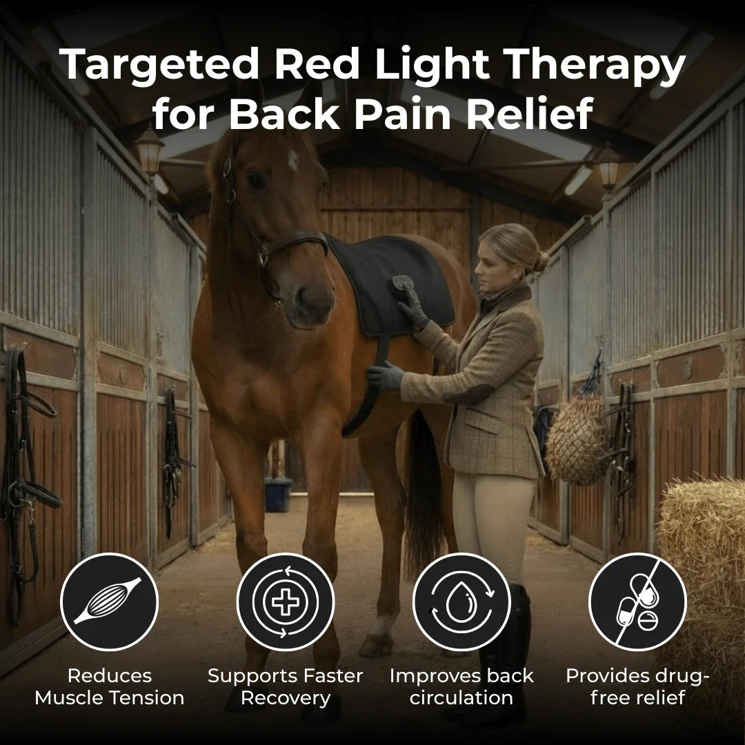 Horse Back Wrap LED Red Light Rechargeable Cordless