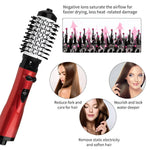 Hot Air Brush Rotating Ionic Two Brush Heads
