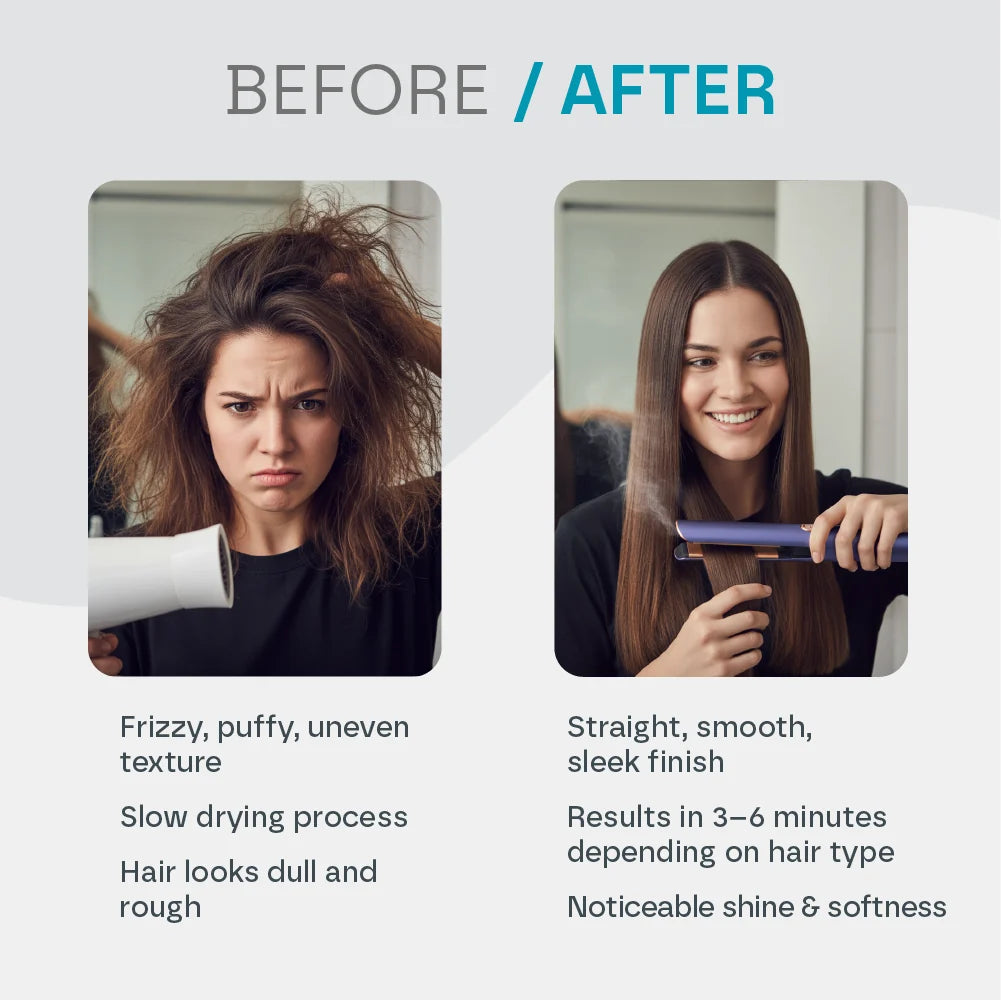 Hot Air Styler 2-in-1 3 Heat Settings & Smart Temp Control