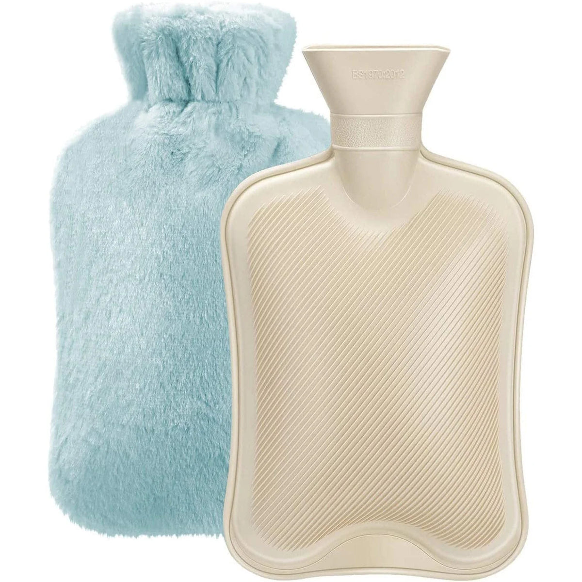 Hot Water Bottle Plush Cover Long-Lasting Heat Retention
