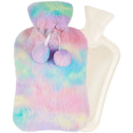 Hot Water Bottle Plush Cover Long-Lasting Heat Retention