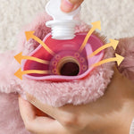 Hot Water Bottle Soft Plush Removable Washable Cover