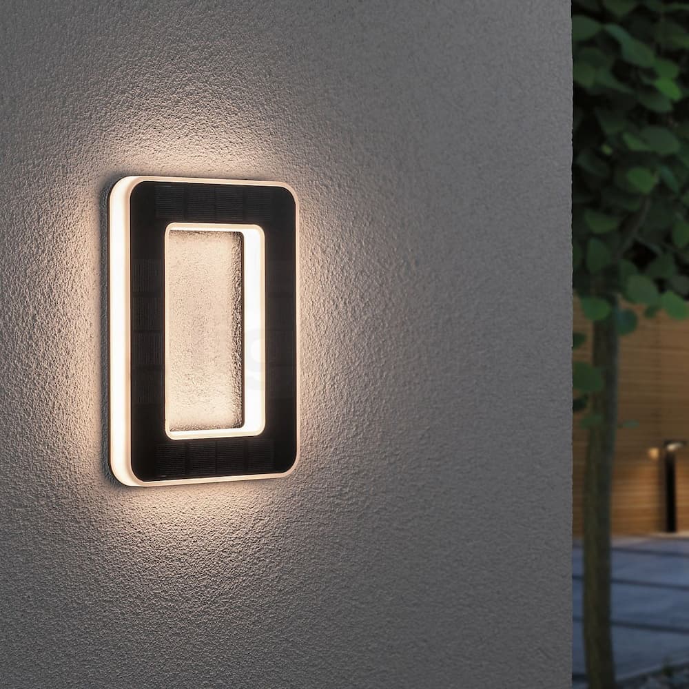 House Number Solar-Powered LED Automatic Dusk Sensor Weather-Resistant