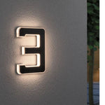 House Number Solar-Powered LED Automatic Dusk Sensor Weather-Resistant