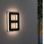 House Number Solar-Powered LED Automatic Dusk Sensor Weather-Resistant