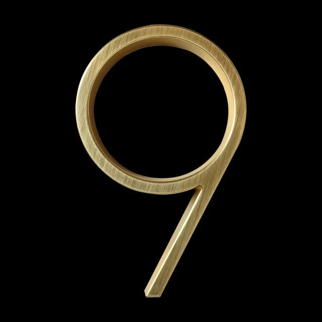 House Number Zinc Alloy Rust-Resistant 5 Inch