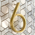 House Number Zinc Alloy Rust-Resistant 5 Inch