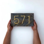 House Number Zinc Alloy Rust-Resistant 5 Inch