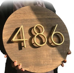 House Number Zinc Alloy Rust-Resistant 5 Inch