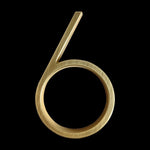 House Number Zinc Alloy Rust-Resistant 5 Inch