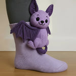 House Socks Plush Lined Non-Slip Animal Design