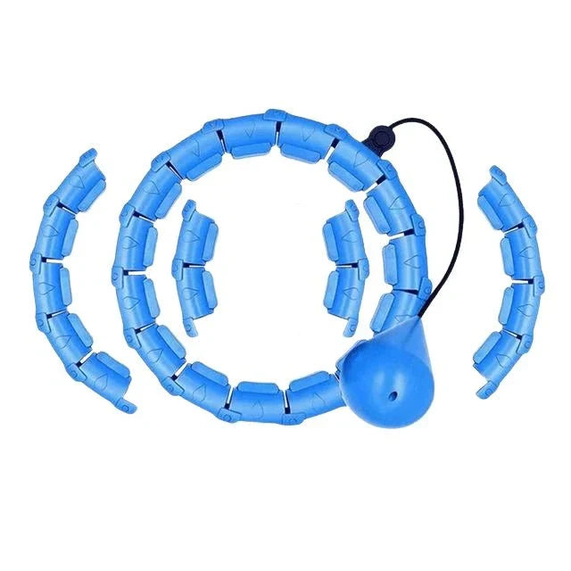 Hula Hoop Weighted 360° Massage Adjustable 24–32 Sections