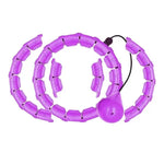Hula Hoop Weighted 360° Massage Adjustable 24–32 Sections