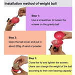 Hula Hoop Weighted 360° Massage Adjustable 24–32 Sections
