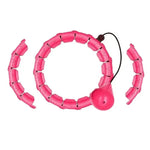 Hula Hoop Weighted 360° Massage Adjustable 24–32 Sections