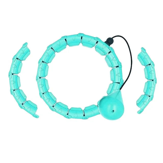 Hula Hoop Weighted 360° Massage Adjustable 24–32 Sections