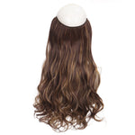 Human Hair Extensions Natural Wavy Heat-Stylable 100% Human Hair