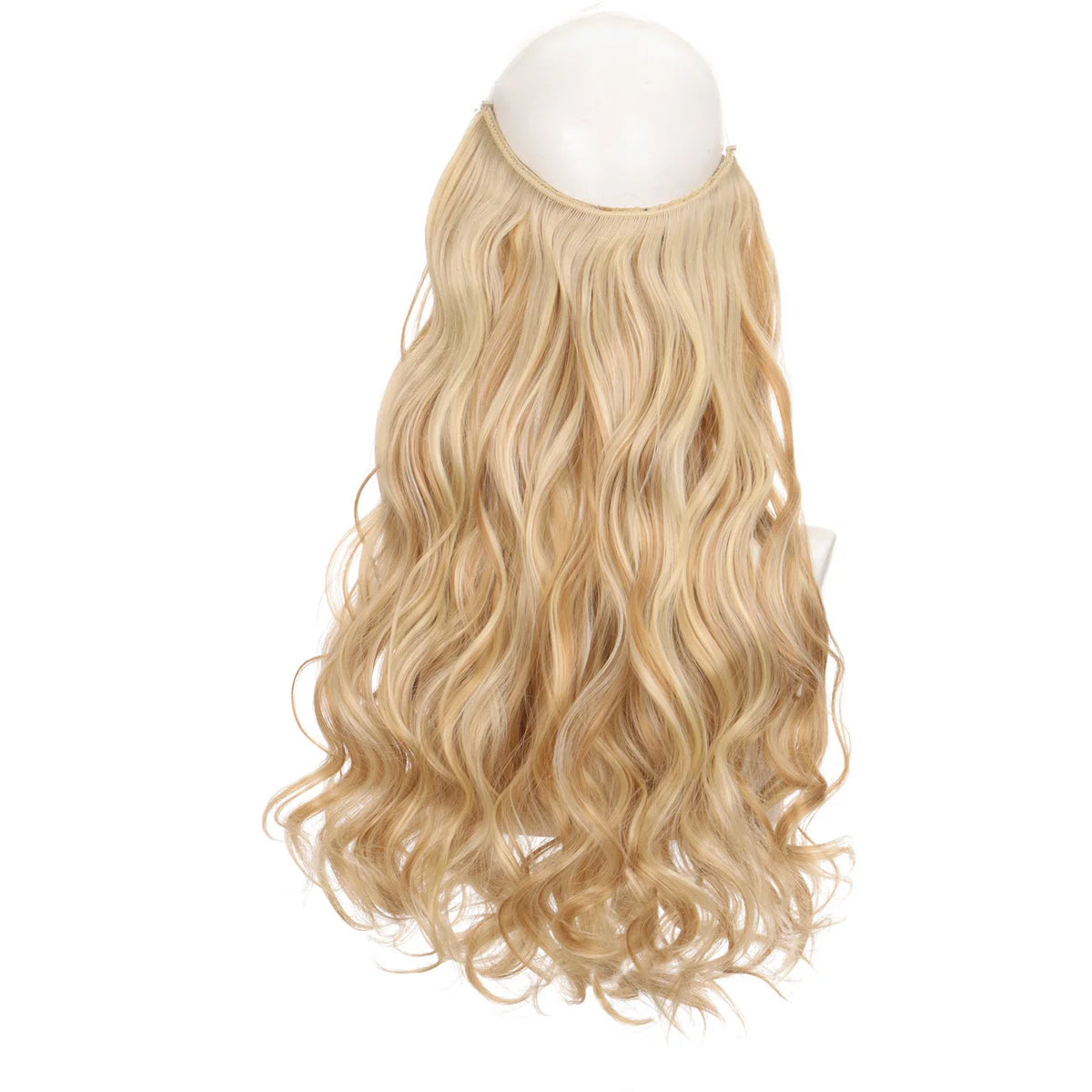 Human Hair Extensions Natural Wavy Heat-Stylable 100% Human Hair