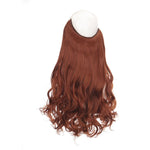 Human Hair Extensions Natural Wavy Heat-Stylable 100% Human Hair