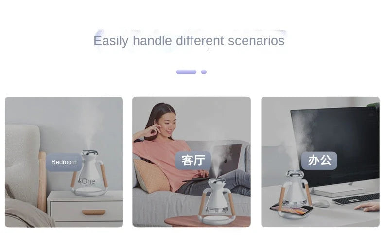 Humidifier Wireless Phone Charging Fine Mist