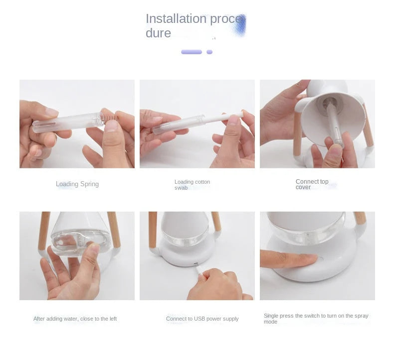 Humidifier Wireless Phone Charging Fine Mist